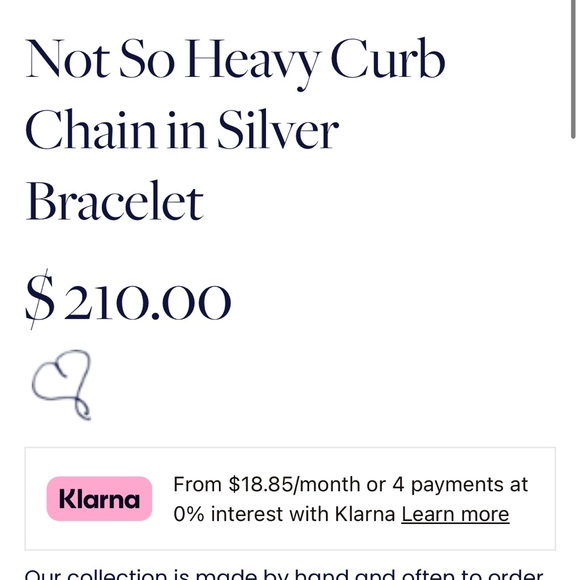 Marla Aaron Not So Heavy Curb Bracelet Chain - Picture 3 of 5